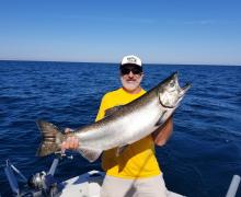 Amazing King Salmon from Port of Kenosha.
